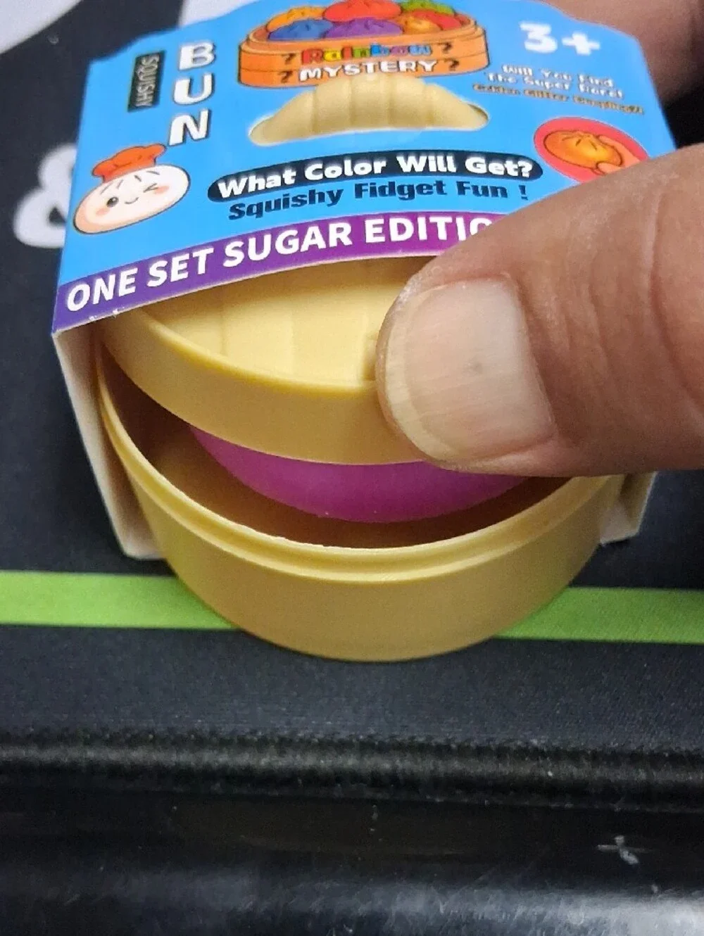 Squishy Bun Rainbow Mystery Kids Toy - Cream